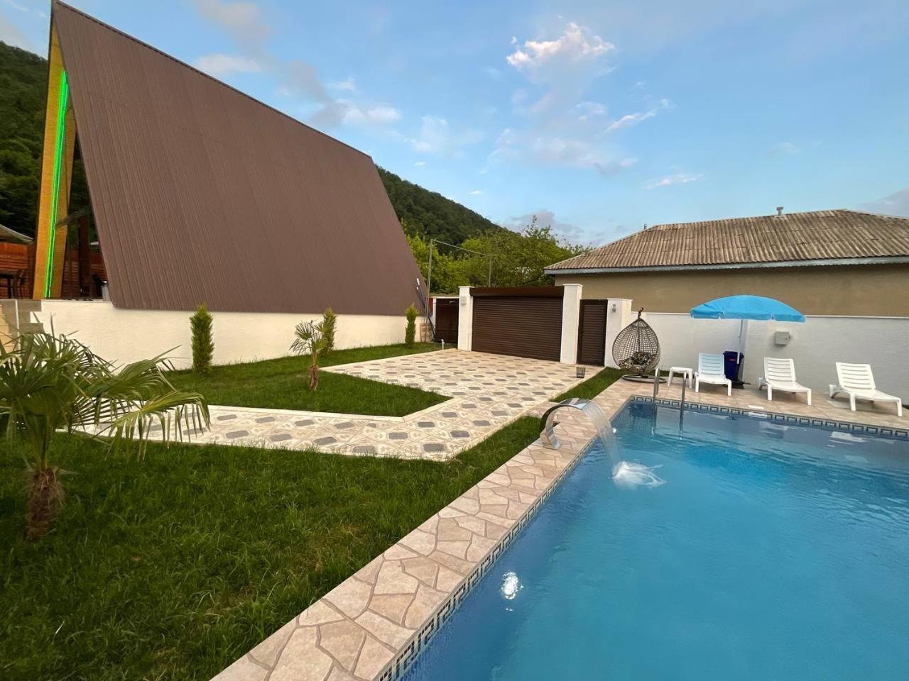 3Gozel Aframe Villa Gabala Ngoại thất bức ảnh